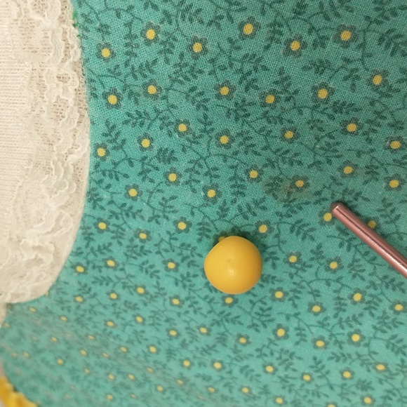 Reenactment Calico Cotton Prairie Dress Handmade OOAK 19th Century Look Costume - Picture 7 of 10